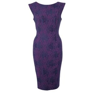 French Connection Luxury Lace Scoop Neck Dress